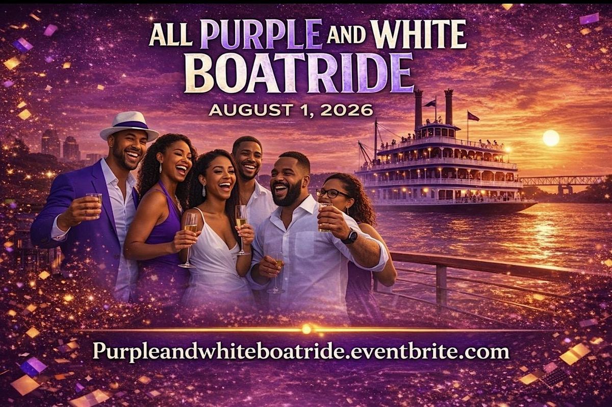 Purple and White Boatride