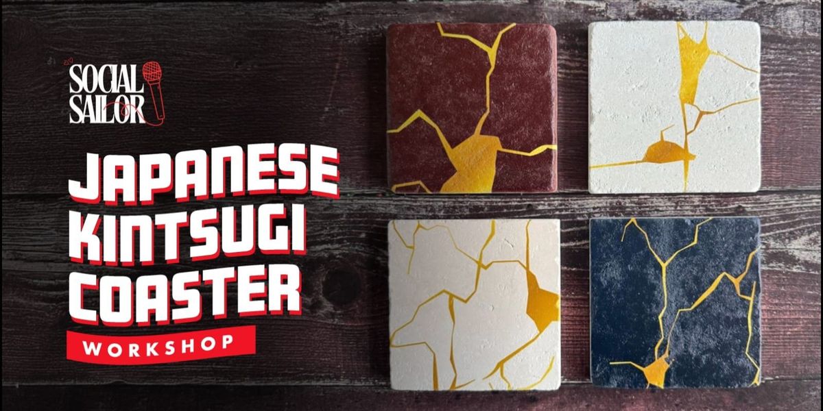 Japanese Kintsugi Coaster - Mumbai