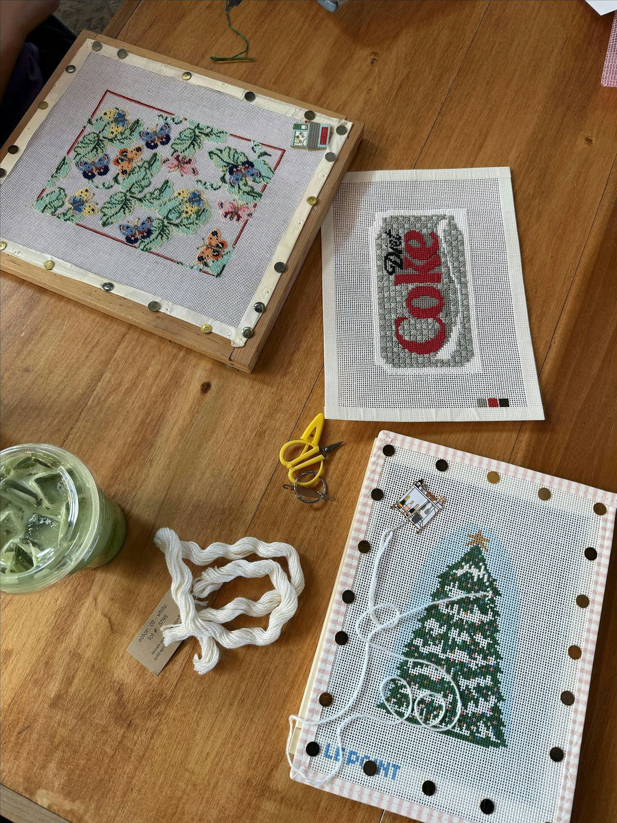 Stumptown Stitch Club: Needlepoint Stitch Meetup at Caseus Diem