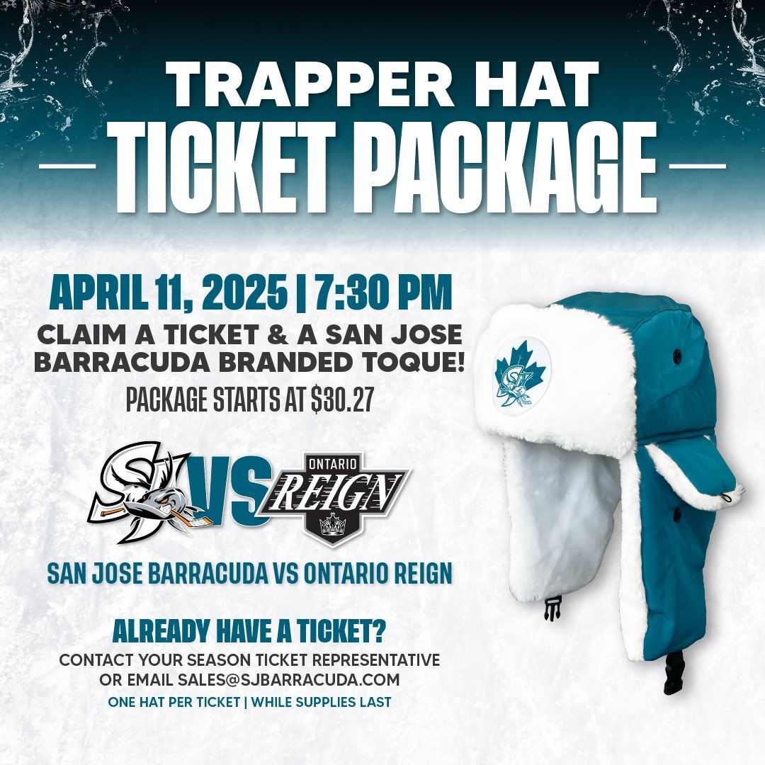 Ontario Reign at San Jose Barracuda at Tech CU Arena