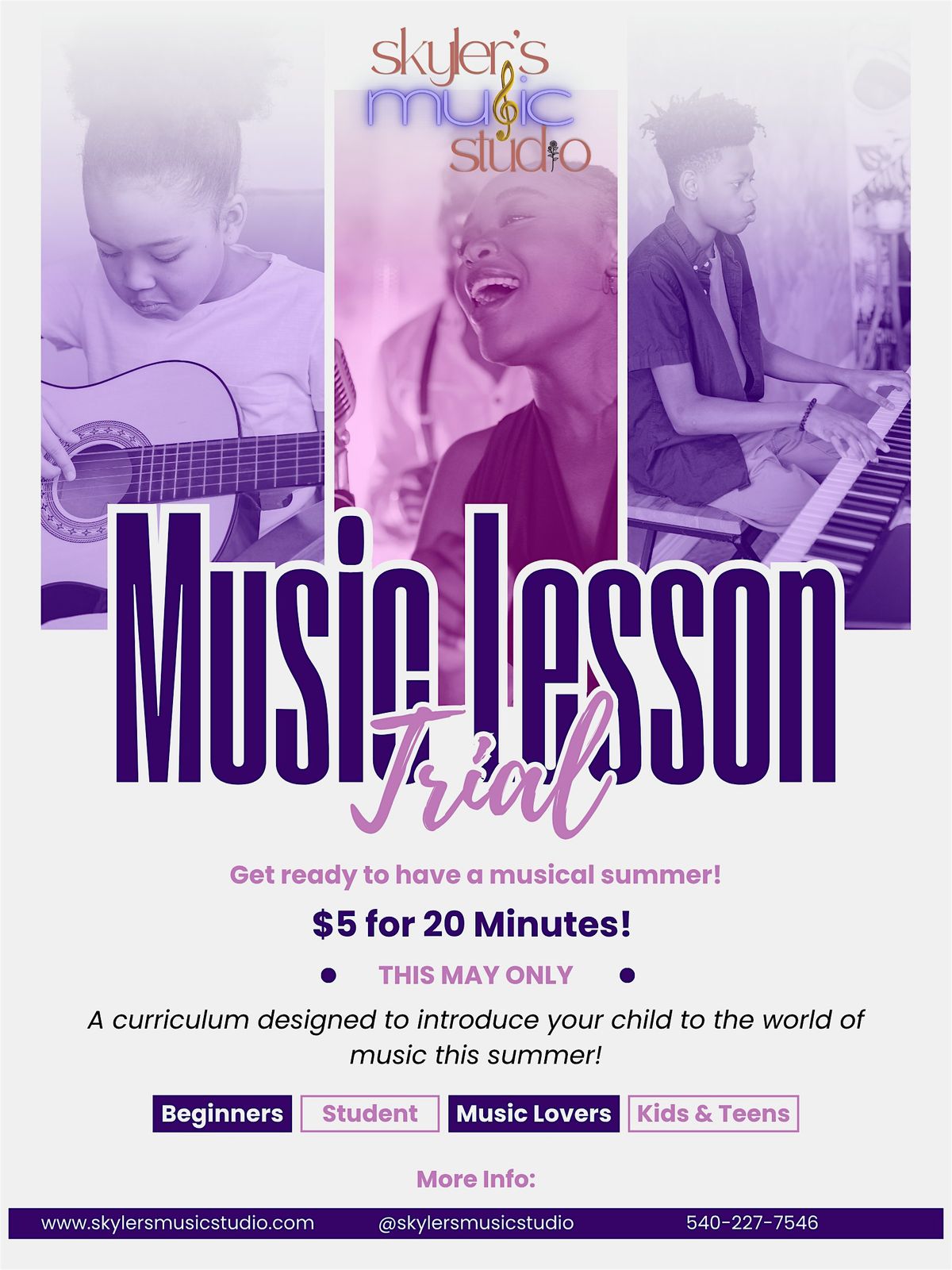 Summer Music Lesson Trial