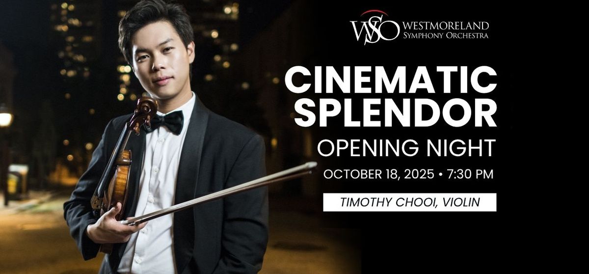 Cinematic Spendor: Opening Night with Timothy Chooi at Palace Theatre Greensburg