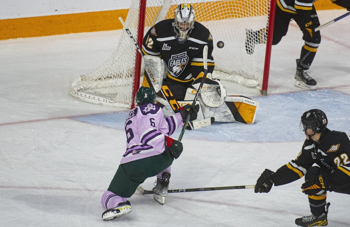 Parking Halifax Mooseheads at Cape Breton Eagles