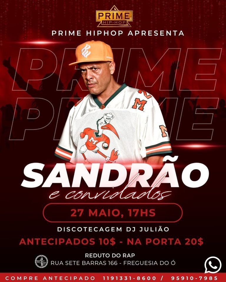prime hip-hop - fest rap com sandrao Rzo at Pirituba, Sāo Paulo, São ...