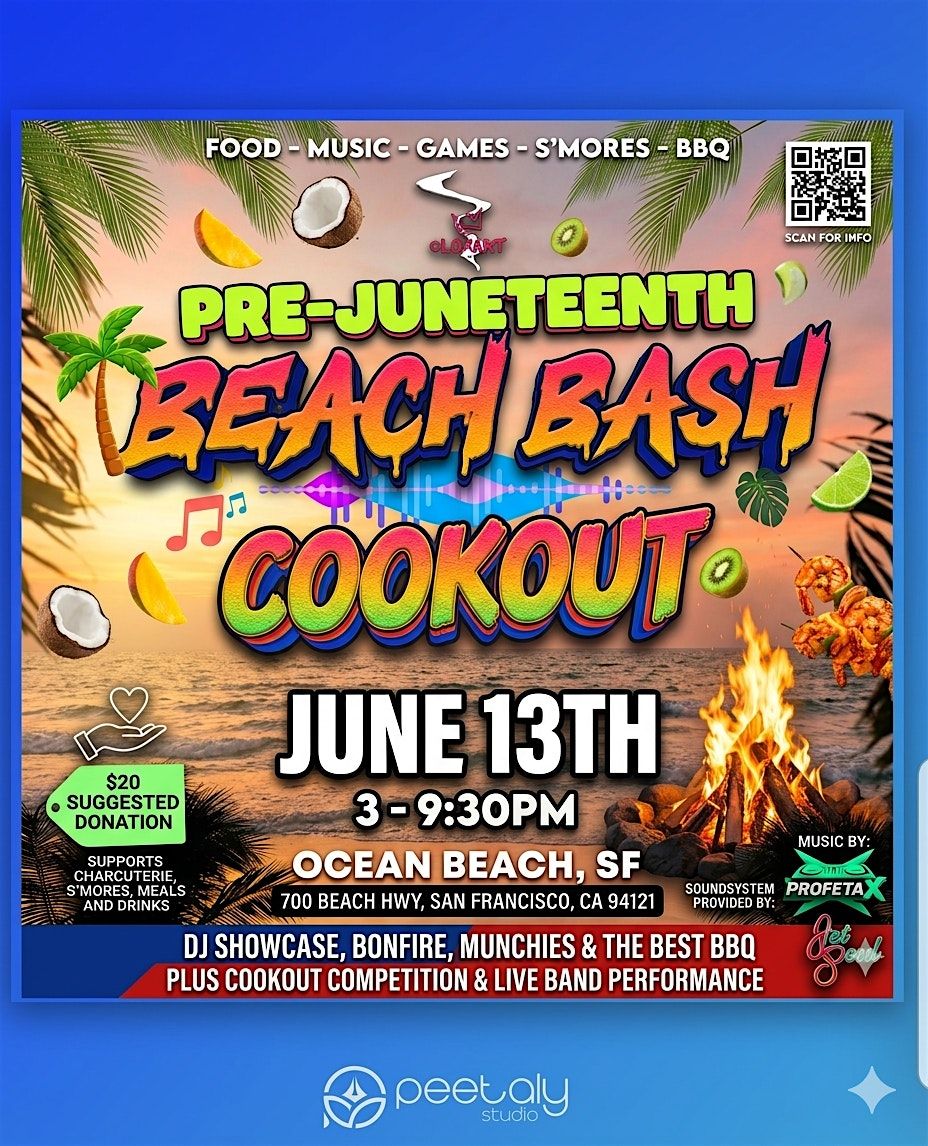 Beach Bash and Bonfire cookout