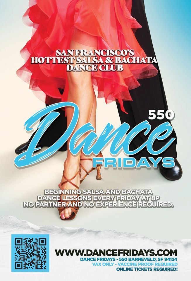 Dance Fridays LIVE Salsa & Bachata (2 Rooms), Dance Lessons for