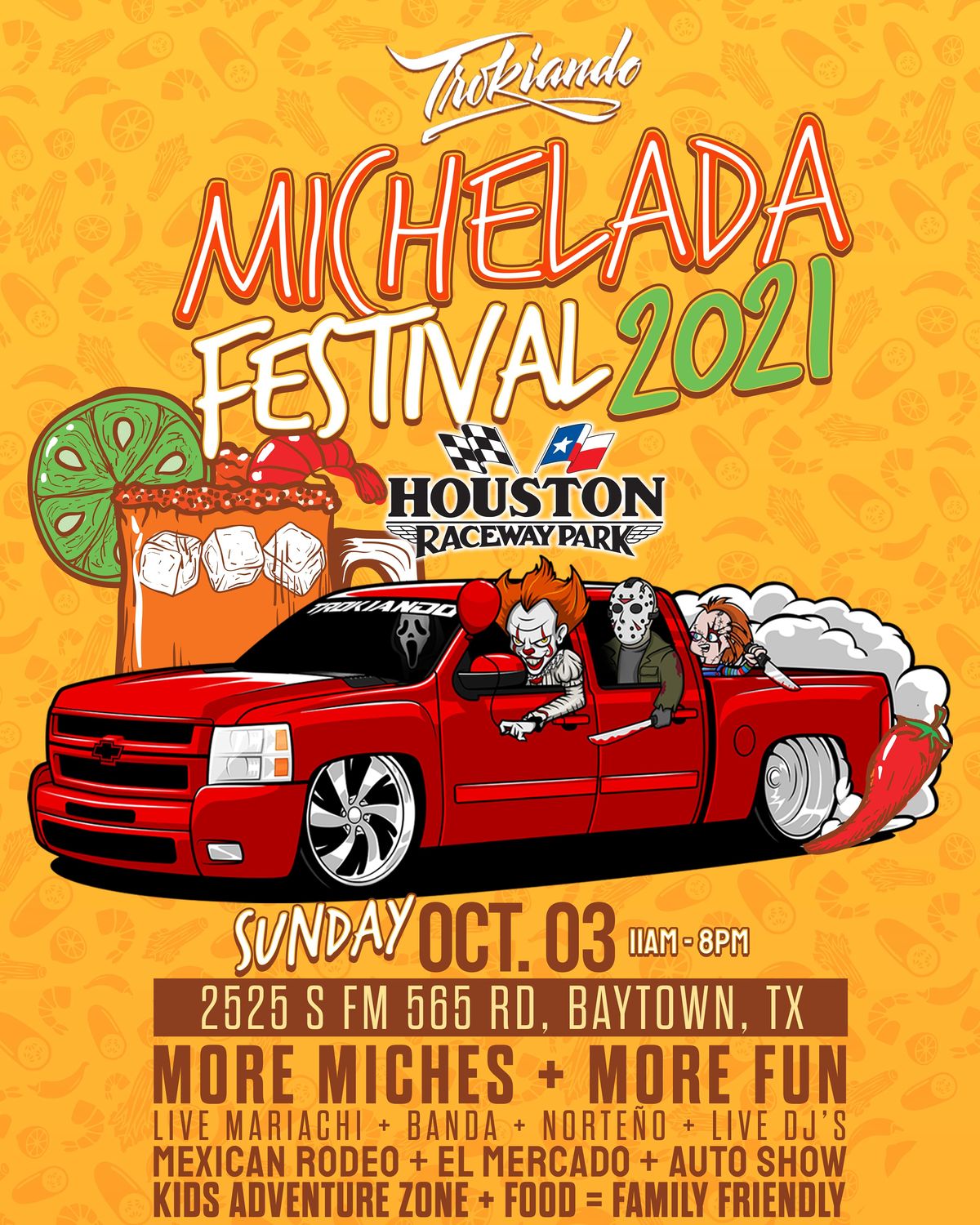 Michelada Fest 2021 Houston Raceway, Baytown, TX October 3, 2021