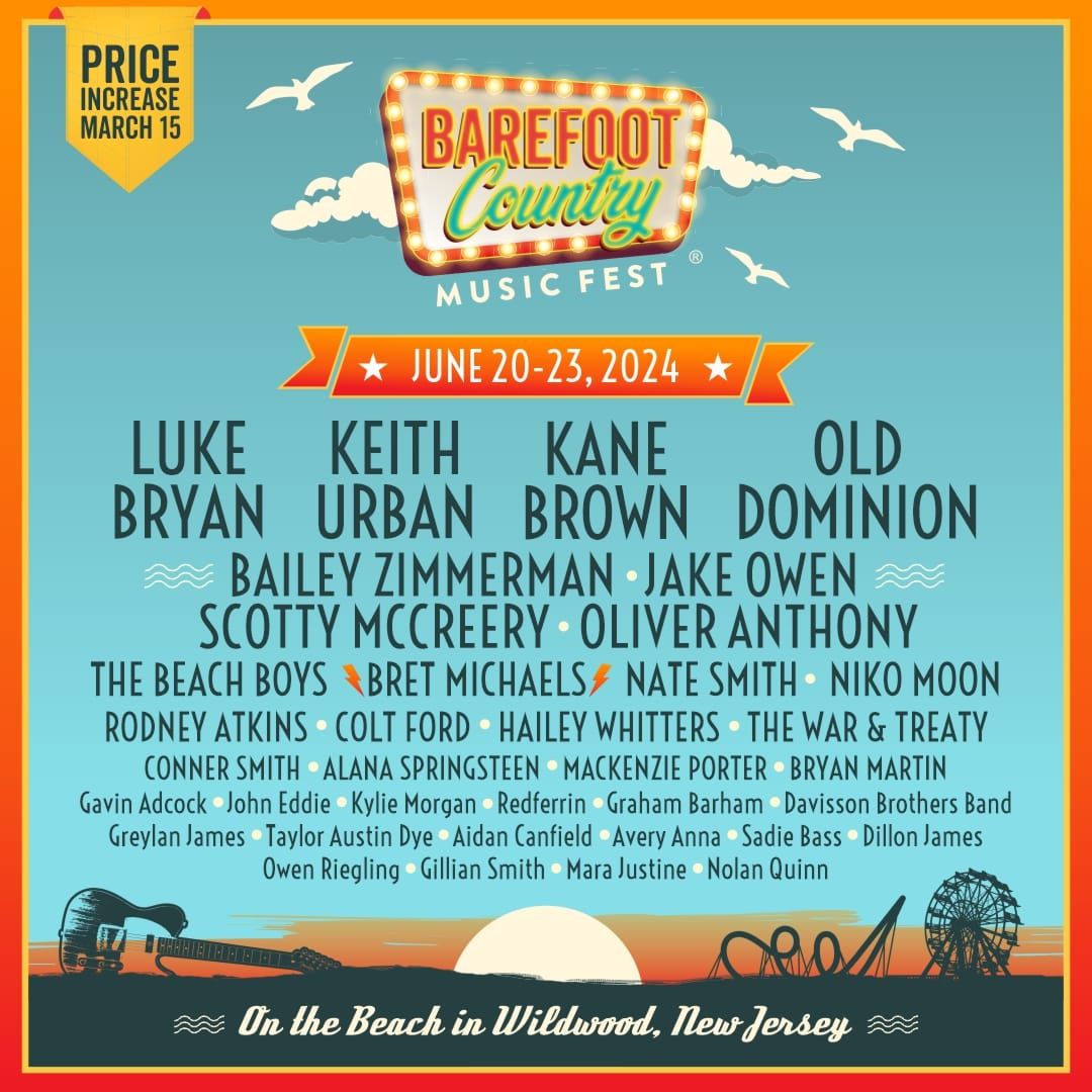 Barefoot Country Music Fest - Saturday