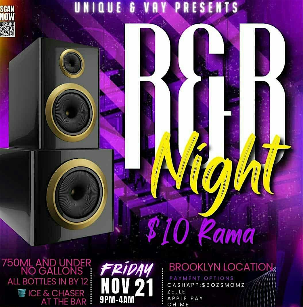 $10 Rama R&B Night BYOB