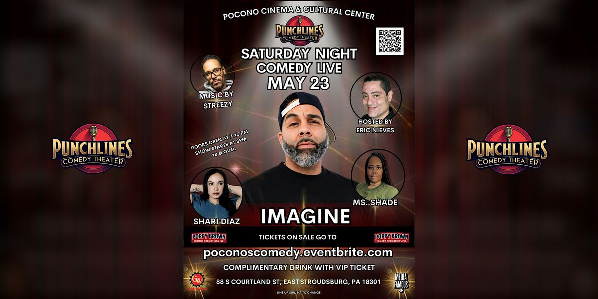 Comedy Live - Jay Moreno, Shari Diaz, Ms. Shade - Hosted By Eric Nieves