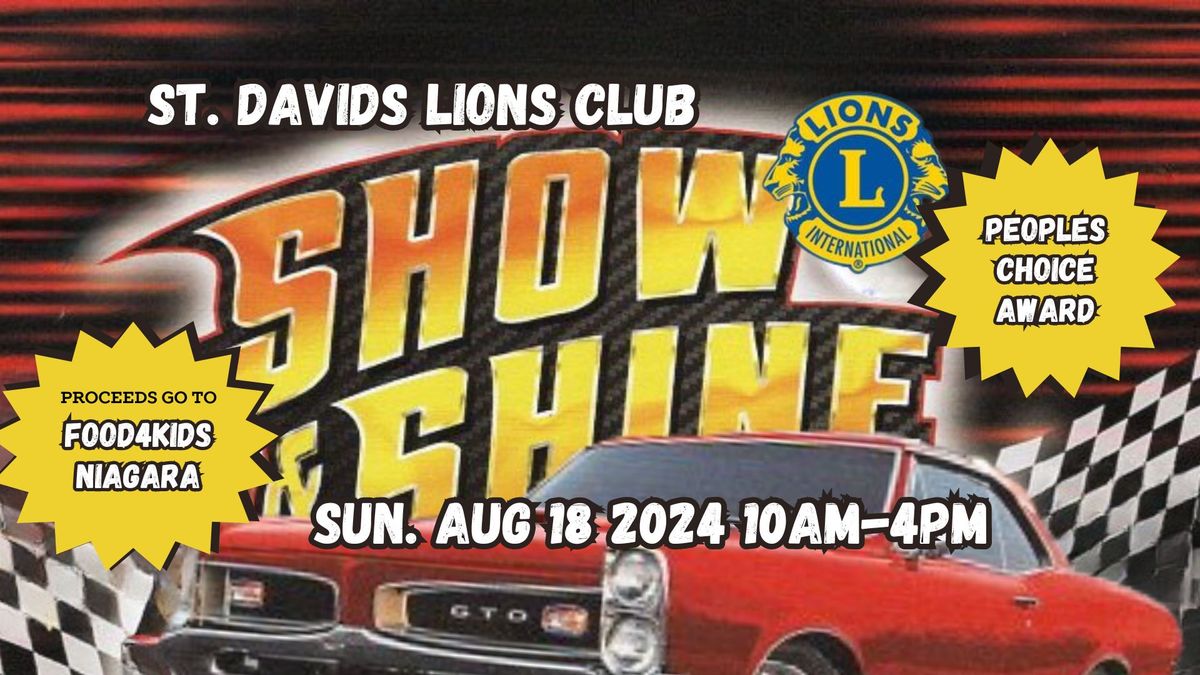 St. Davids Lions Club Show and Shine Car Show St. Davids & District