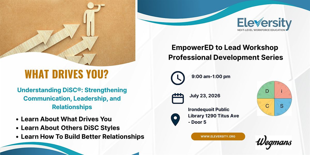Empower to Lead: DiSC\u00ae workshop