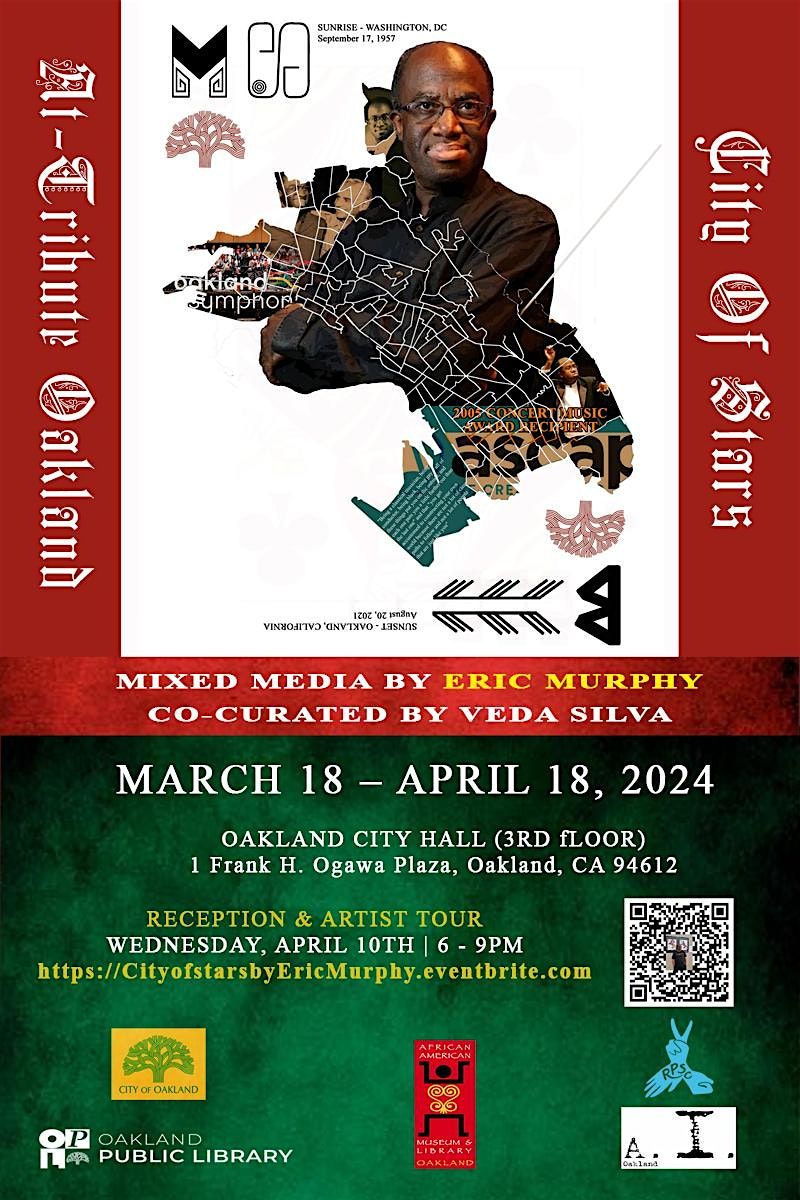 "Oakland City of Stars II" Eric Murphy's exhibit @ AAMLO Oakland