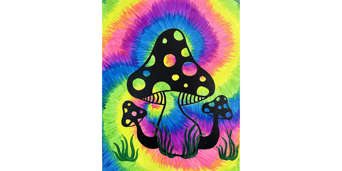 Toadstools & Tie-dye - Paint and Sip in Phoenix | Classpop!\u2122