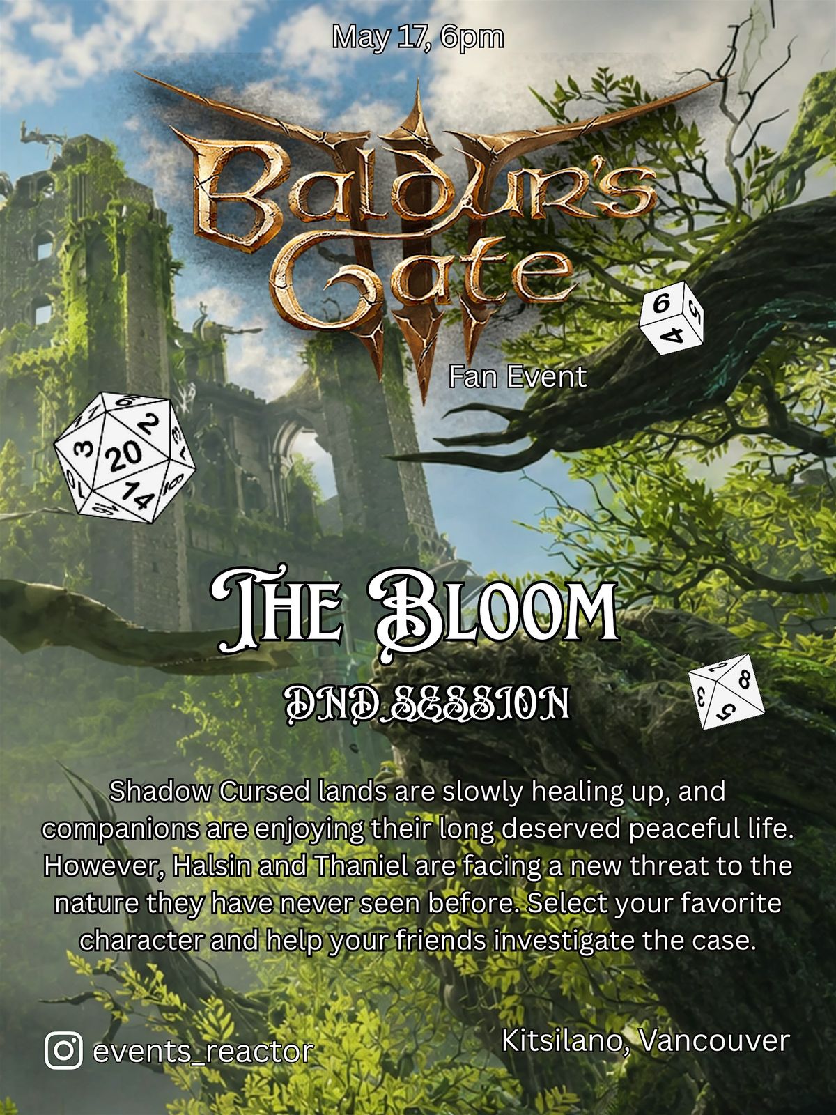 The Bloom | Baldur's Gate 3 fan DND session