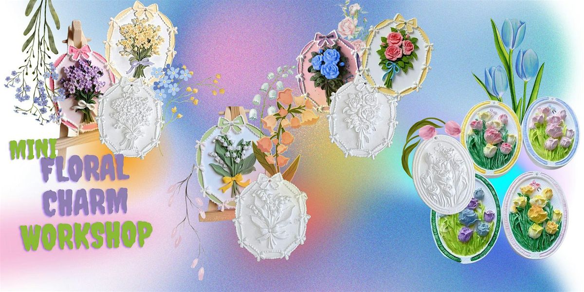 Your Floral Ornament Workshop \u2013 DIY Mini Plaster Christmas Tree Charm