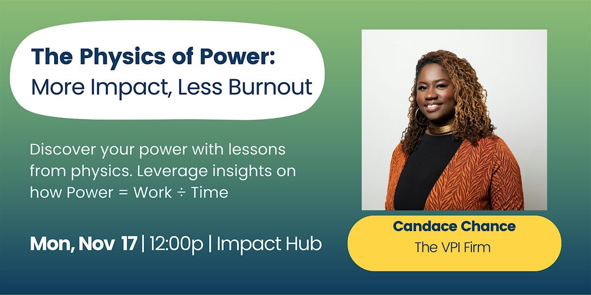 Skillshare: The Physics of Power - More Impact, Less Burnout