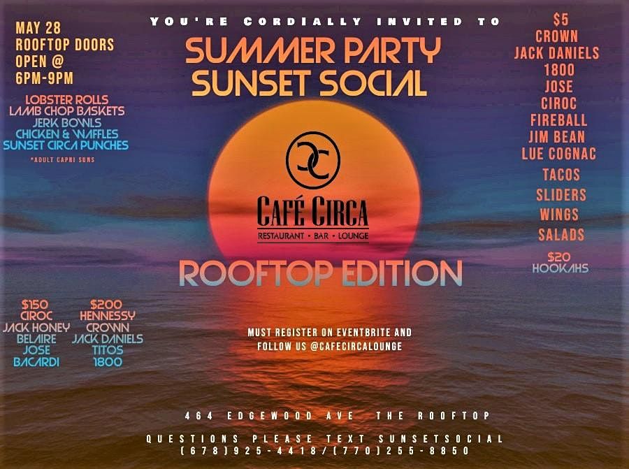 Sunset Social Cafe Circa 464 Edgewood Ave Se Atlanta Ga May 28 21