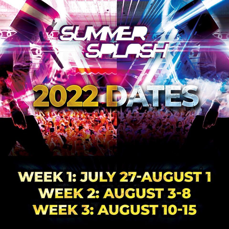 Summer Splash Las Vegas week 1 Resorts World Las Vegas July 27 to