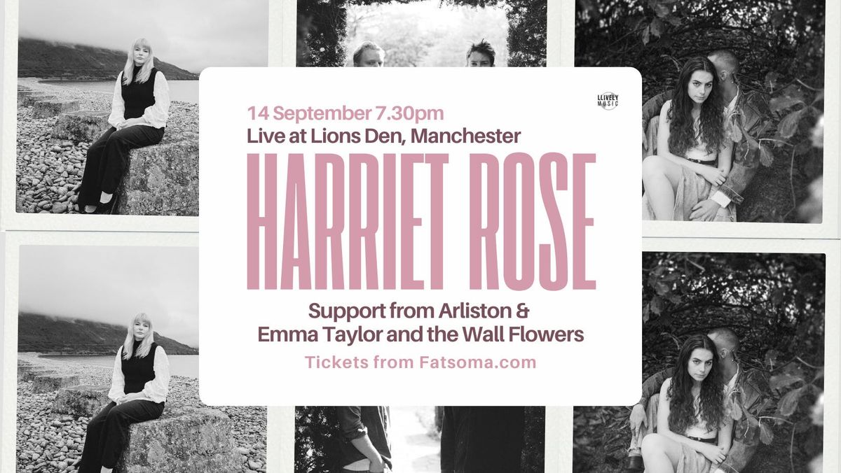 Harriet Rose, Arliston & Emma Taylor and the Wall Flowers live at Lions Den, Manchester