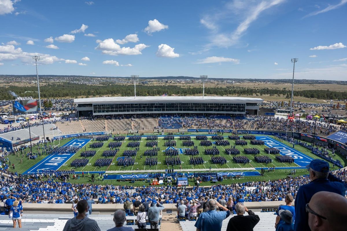 Parking Air Force Falcons at Wyoming Cowboys Wrestling