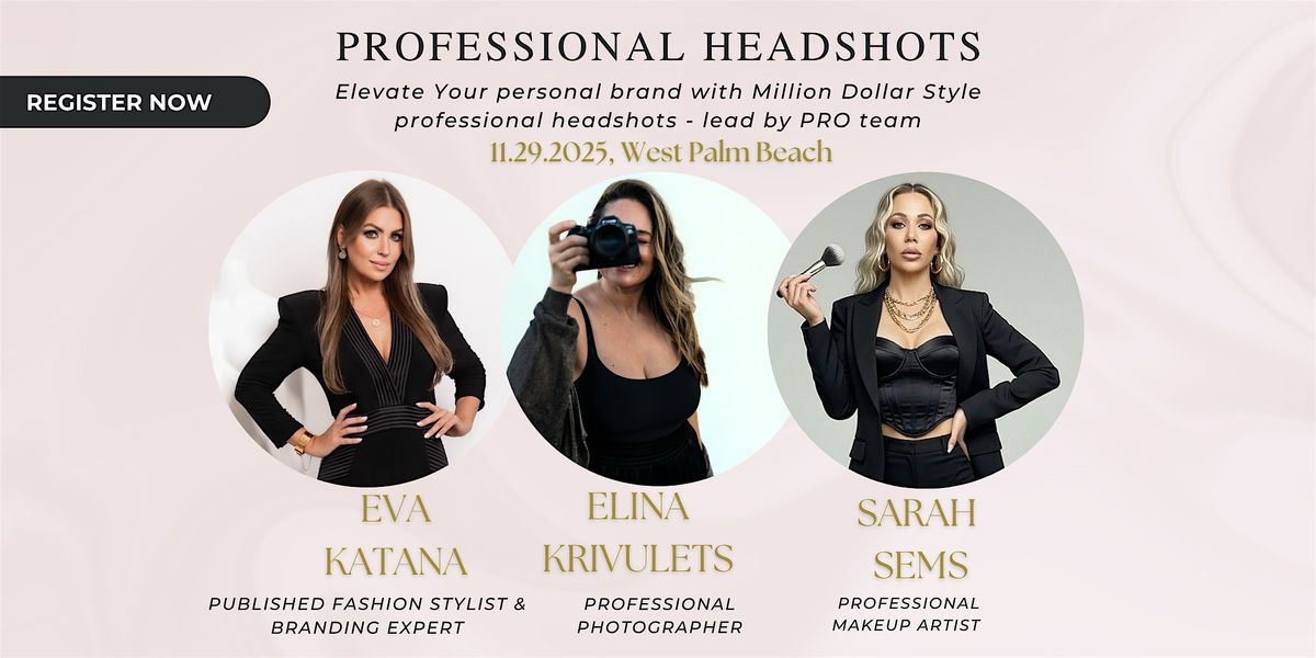 Million Dollar Style Professional Headshots for Your Personal Branding.