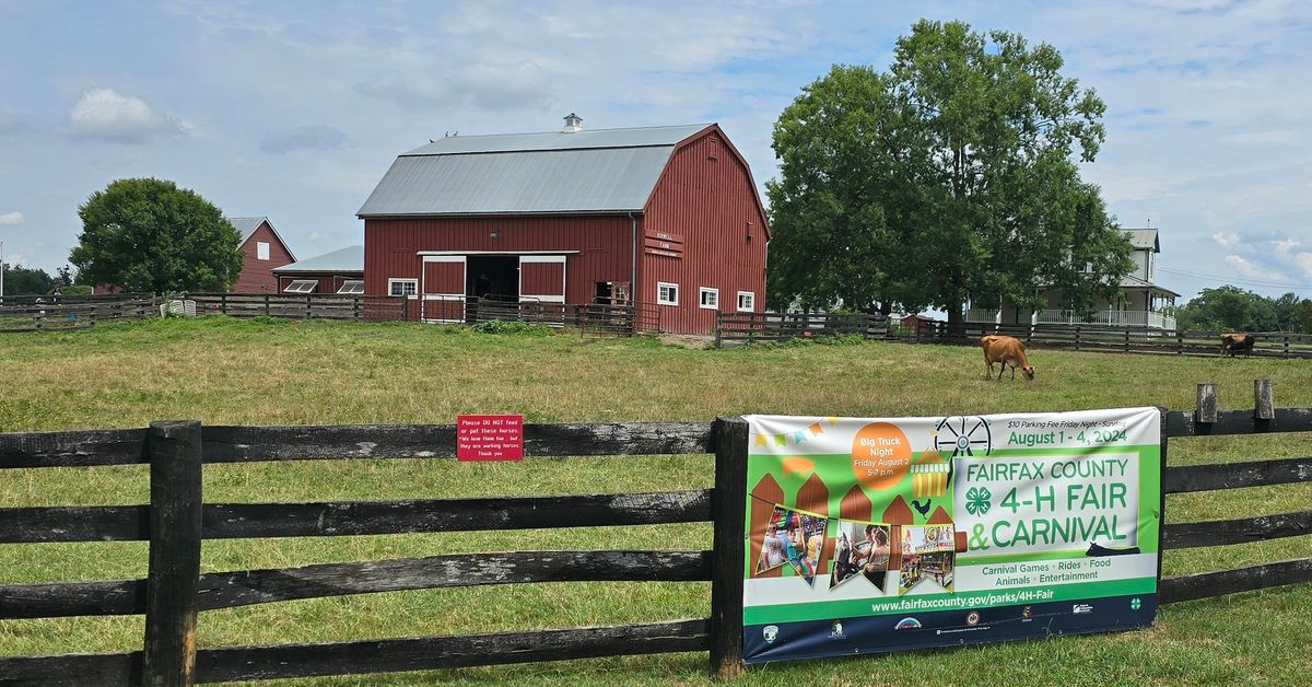 Fairfax County 4H Fair & Carnival Frying Pan Farm Park, Herndon, VA