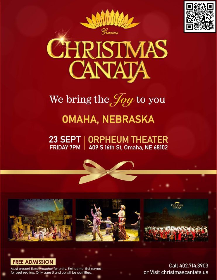 2022 Christmas Cantatas 2022 Gracias Christmas Cantata in Omaha Orpheum Theatre, Omaha, NE