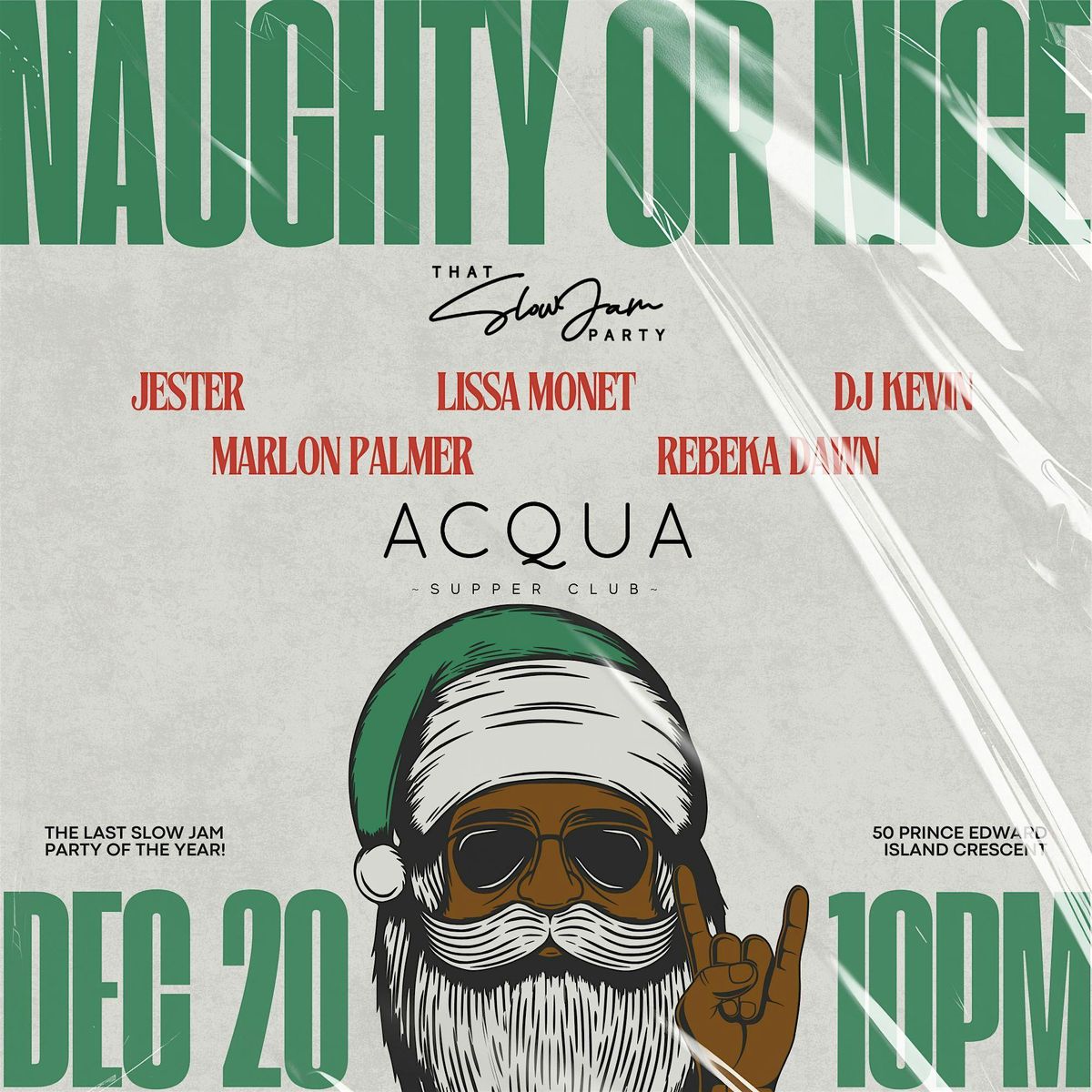 THAT SLOW JAM PARTY: NAUGHTY OR NICE - DEC 20TH