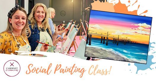 Paint & Sip Event: Coogee Beach Jetty | 2/17 Hulme Ct, Myaree WA 6154 ...