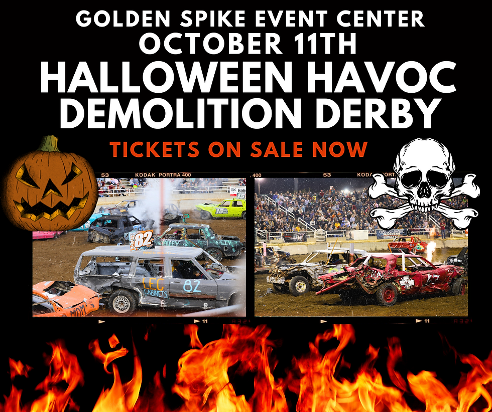 Halloween Havoc Demolition Derby at Golden Spike Event Center