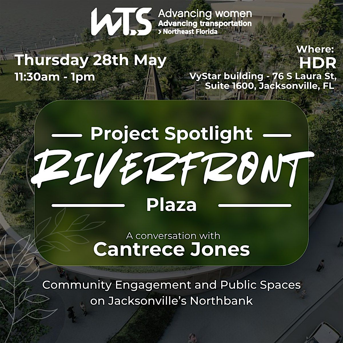 WTS Community Engagement Spotlight: Riverfront Plaza Park