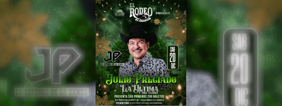 JULIO PRECIADO EN ANAHEIM