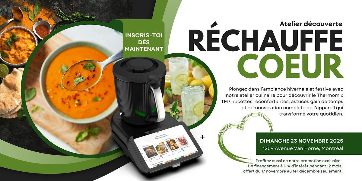 Atelier d\u00e9couverte & r\u00e9chauffe coeur