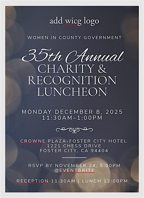 2025 Women in County Government Recognition and Charity Luncheon