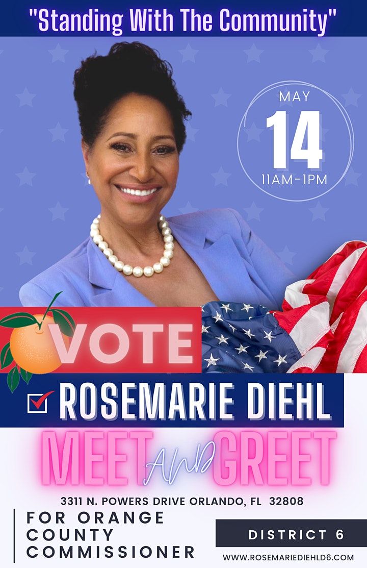 Meet the Candidate, Rosemarie Diehl for Orange County, FL District 6