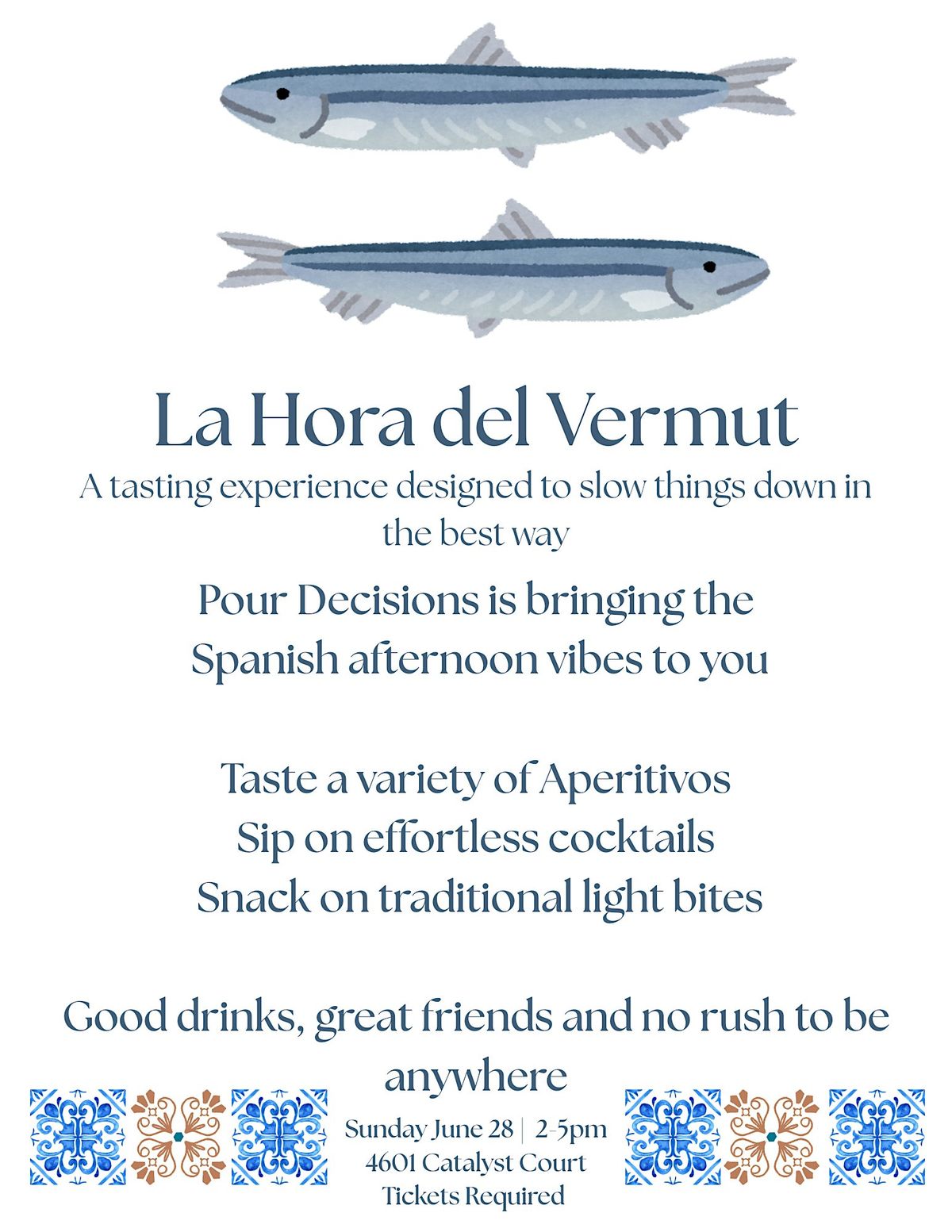 La Hora del Vermut, a Aperitivo tasting afternoon