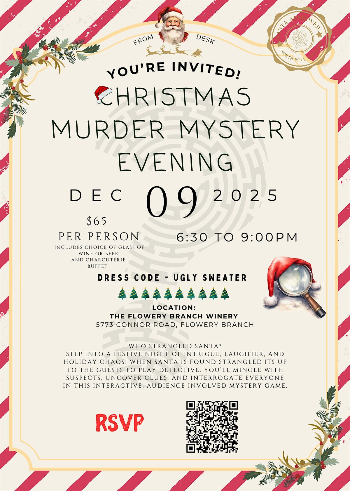 Christmas M**der Mystery at the Winery
