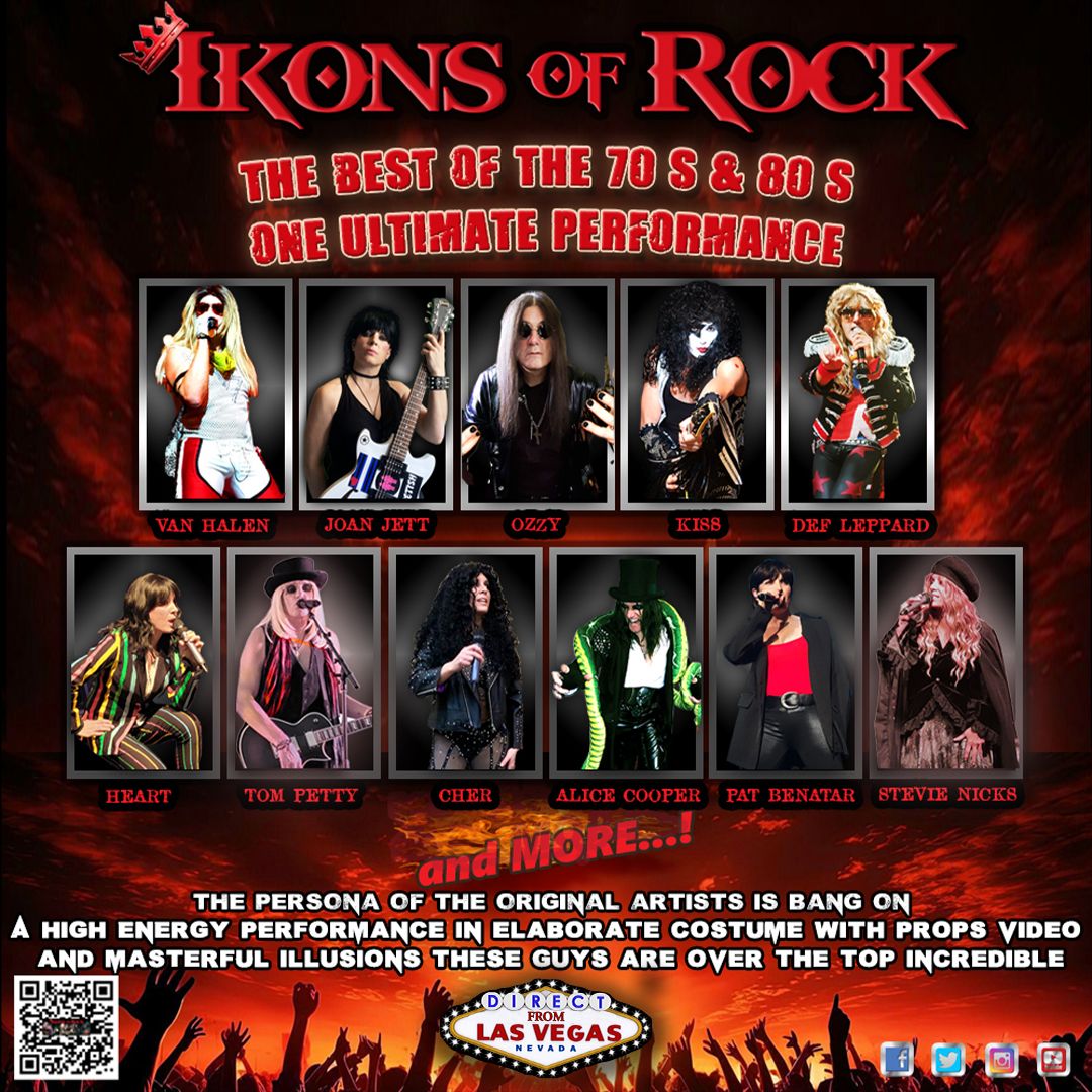Ikons Of Rock at Hard Rock Cafe - Las Vegas
