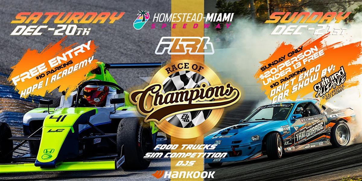 2025 SEASON FINALE: RACE OF CHAMPIONS \u2013 FARA USA