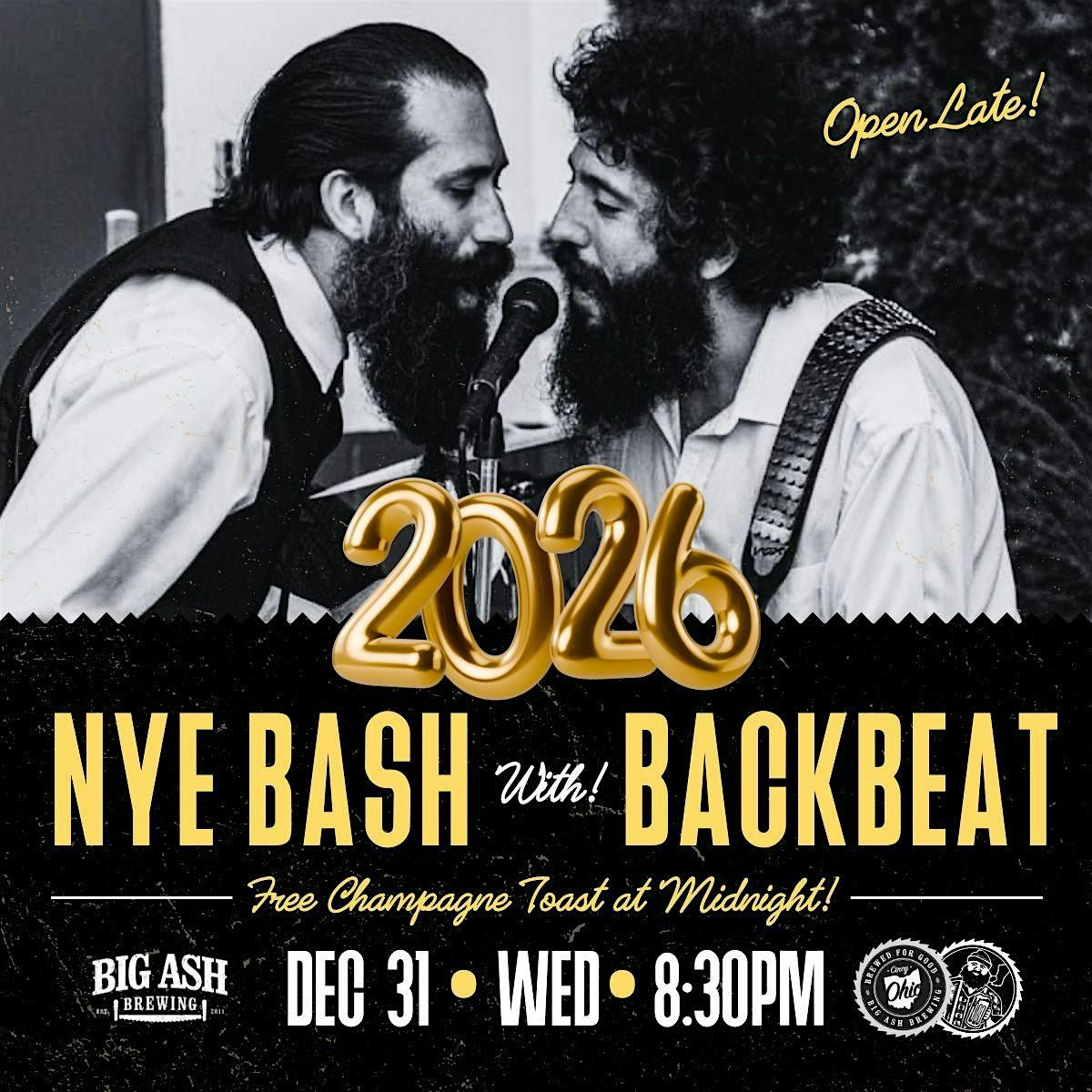 The Big Ash New Years Bash with Backbeat!