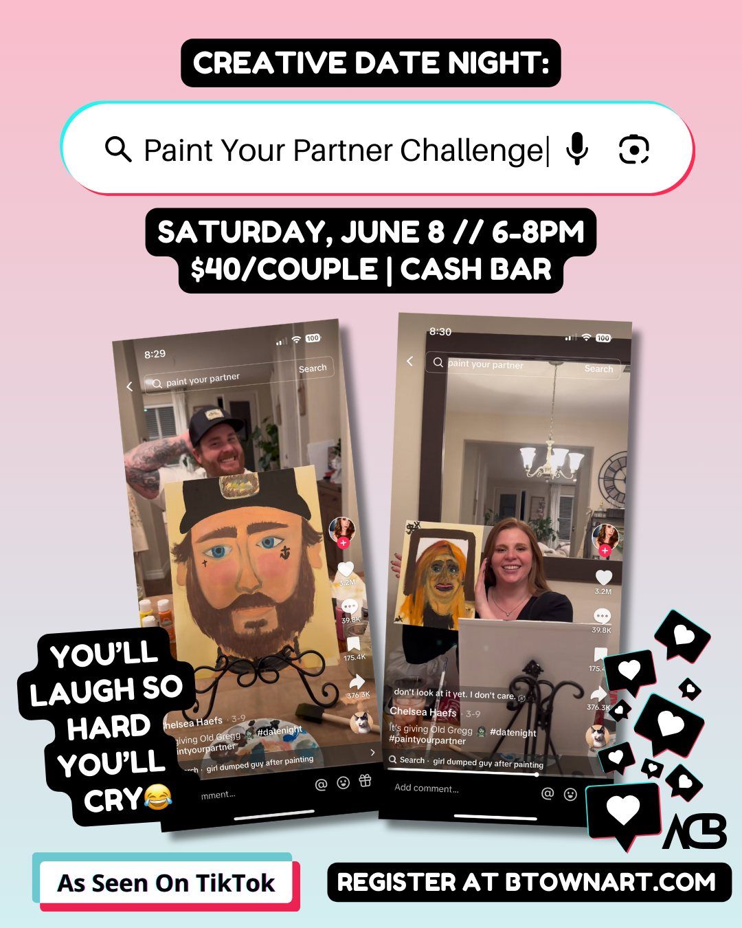 Paint Your Partner's Portrait at ACB
