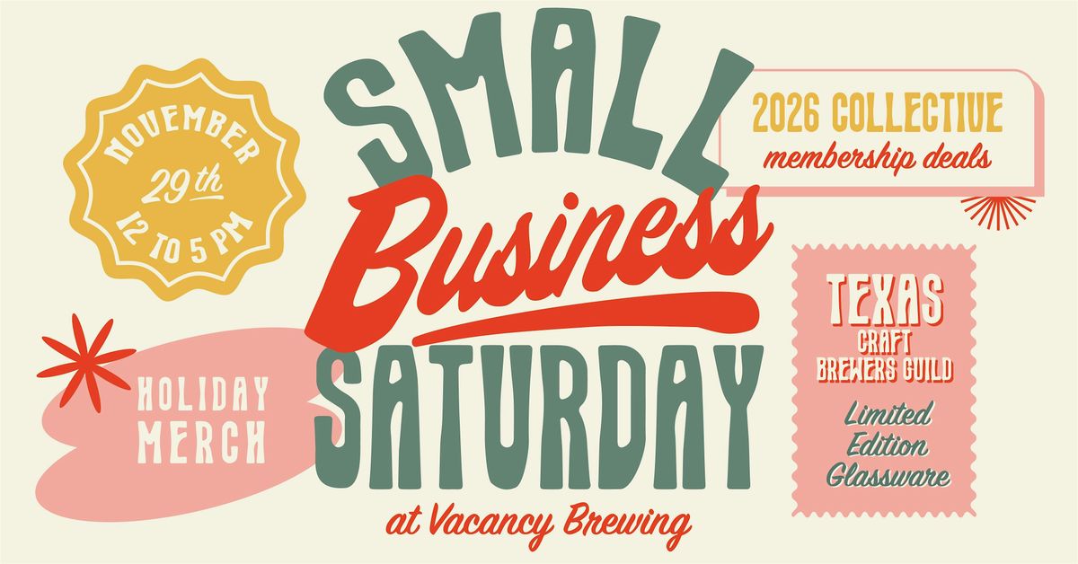 Small Business Saturday at Vacancy Brewing