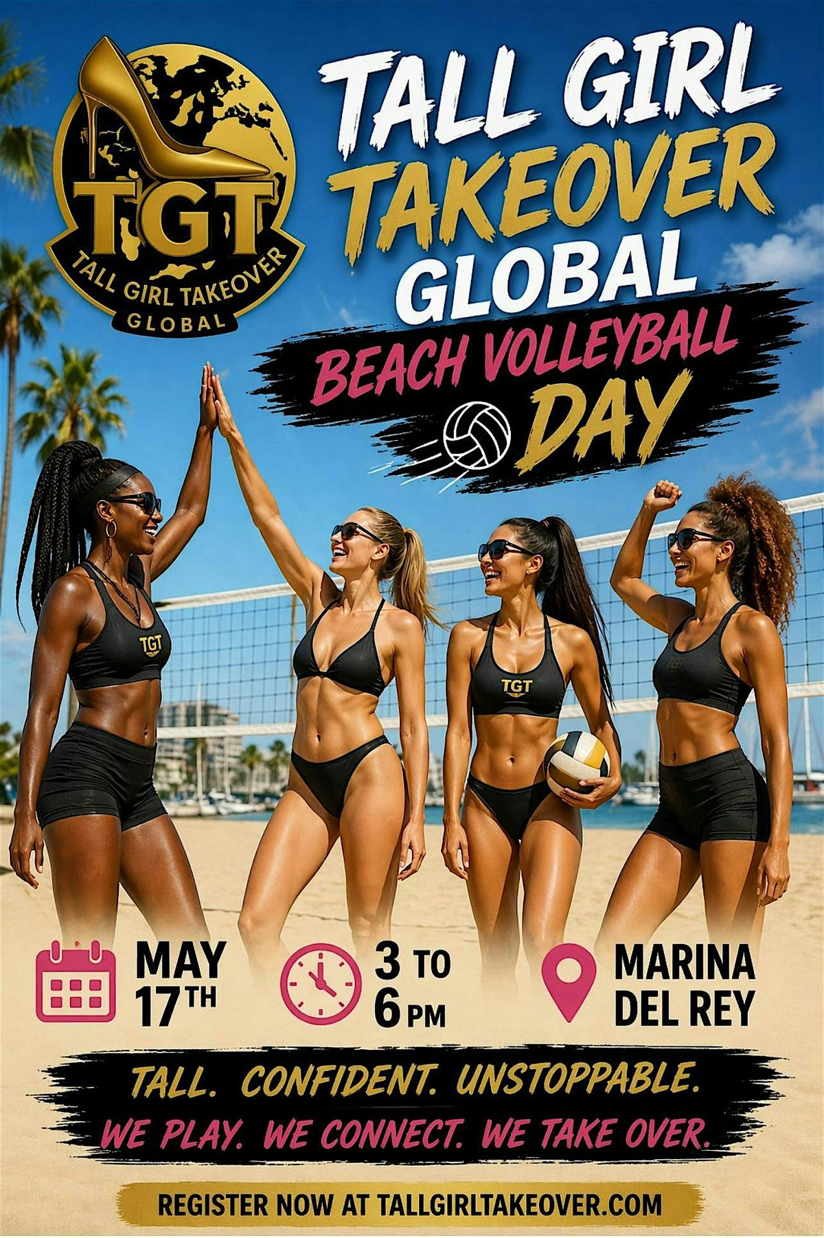 TALL GIRL TAKEOVER GLOBAL BEACH DAY