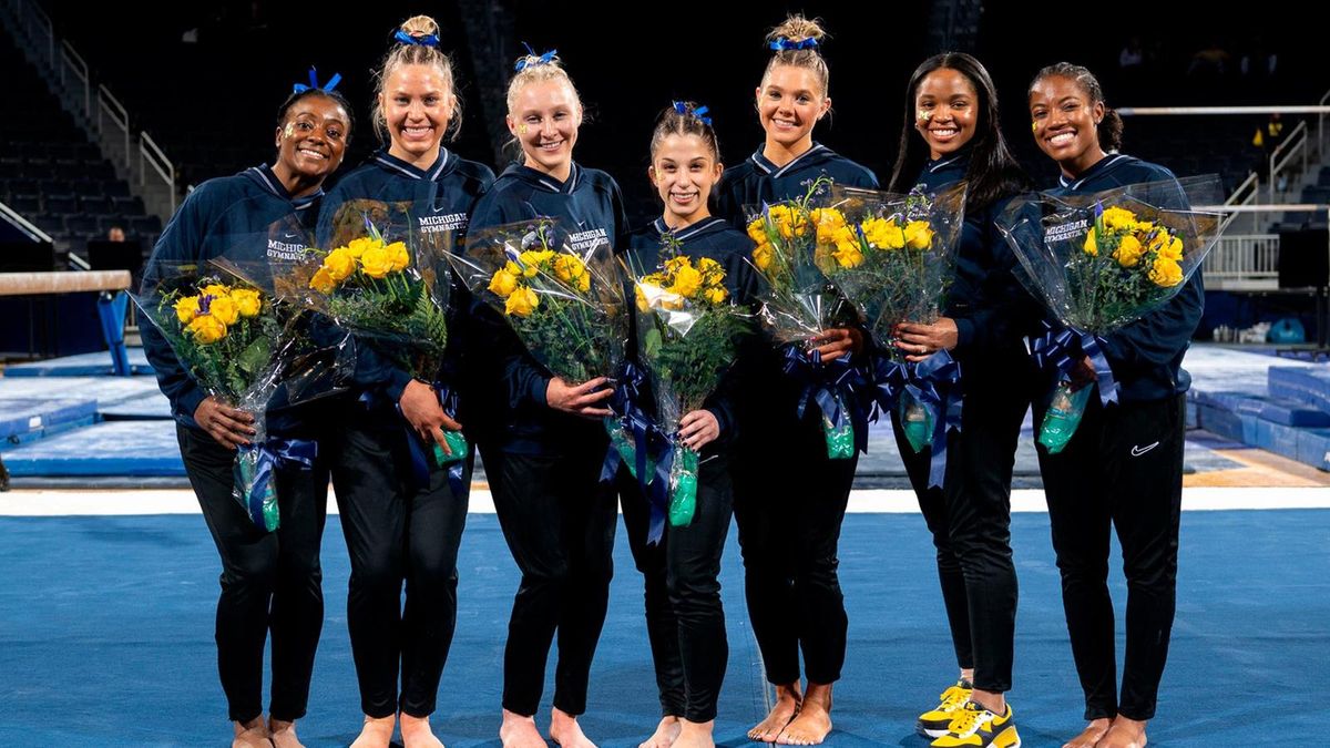 Parking Michigan State Spartans at Michigan Wolverines Womens Gymnastics