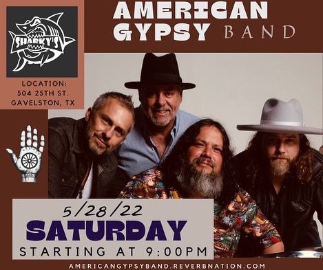 American Gypsy Band | Sharky's Tavern, Galveston, TX | May 28, 2022