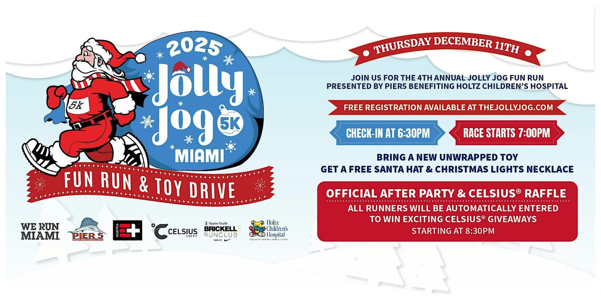 Miami | Jolly Jog 5K: Fun Run & Toy Drive at PIER 5