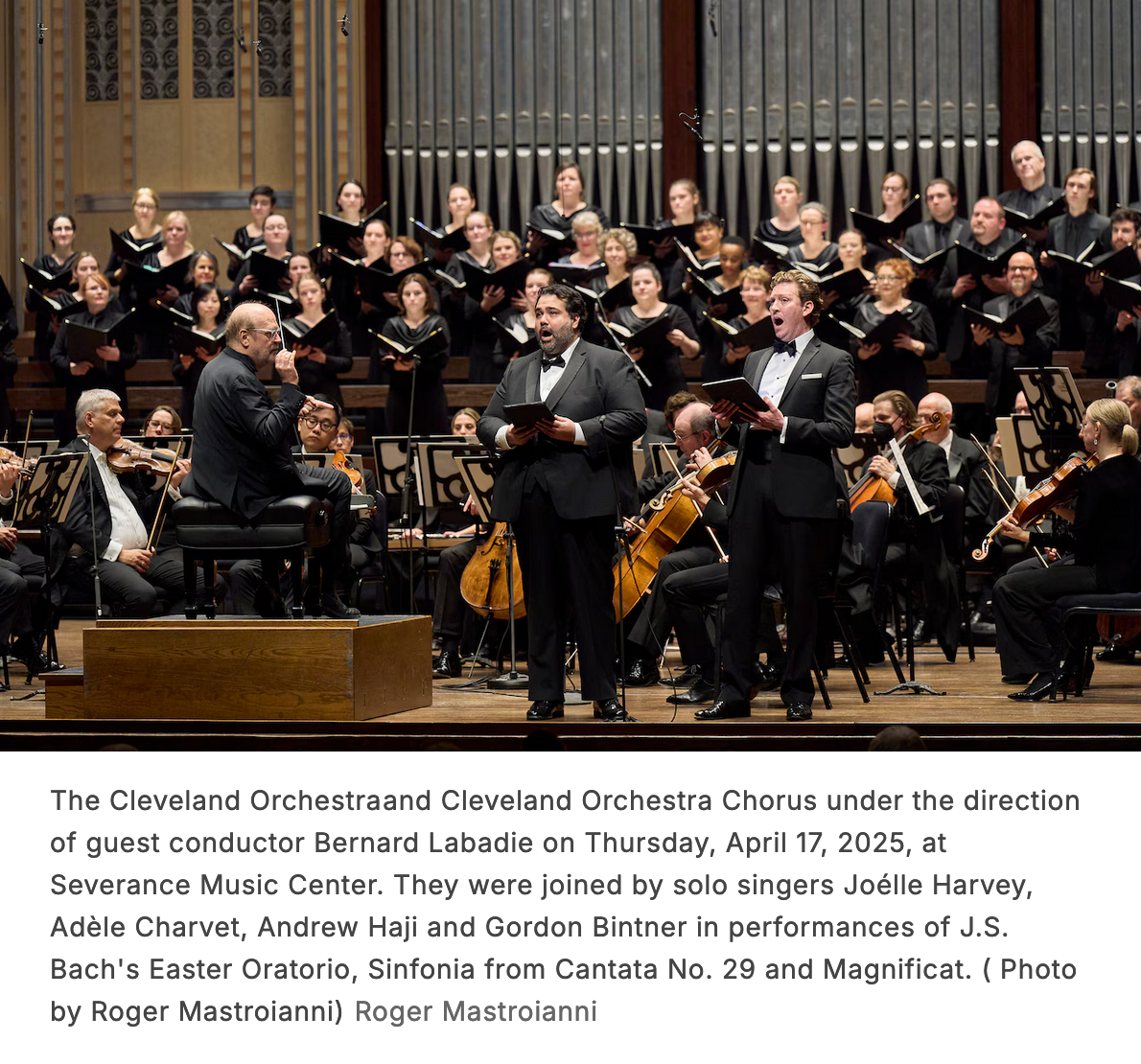 San Francisco Symphony - Labadie Conducts Bachs Easter Oratorio at Davies Symphony Hall