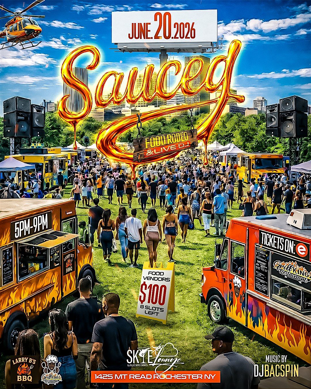 Sauced- Food Rodeo and Live DJ Experience
