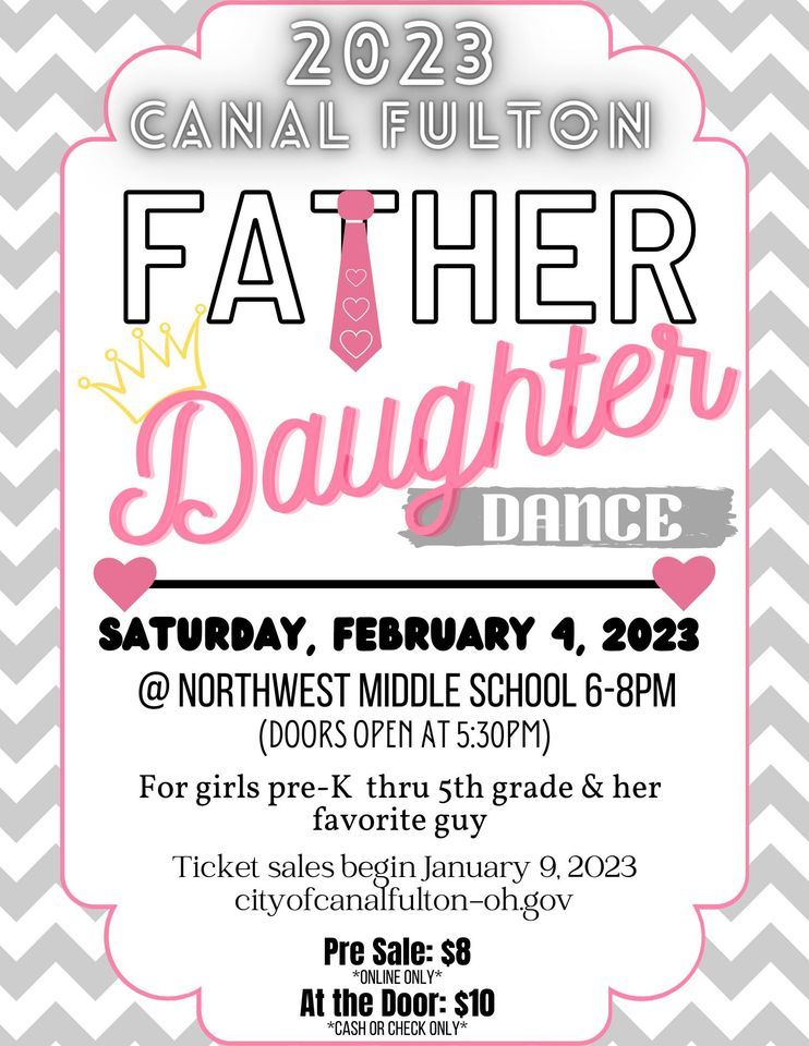 2023 Canal Fulton Father Daughter Dance Northwest Middle School